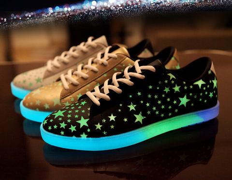 Fashion Kawaii Stars Luminous Sneakers  AD3520