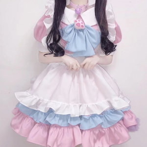 Lovely Lolita Pink Maid Dress AD12506