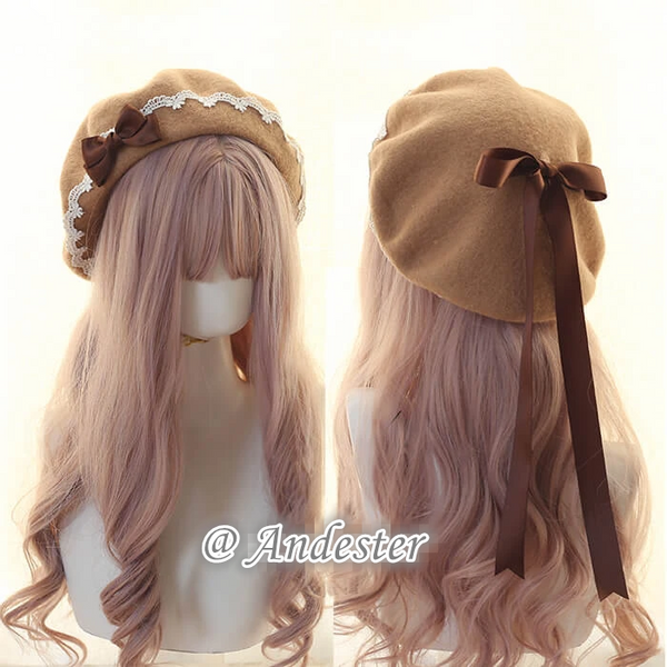 Sweet Bow Berets Cap AD11339