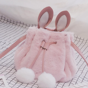 Bunny Fuzzy Bag AD12173