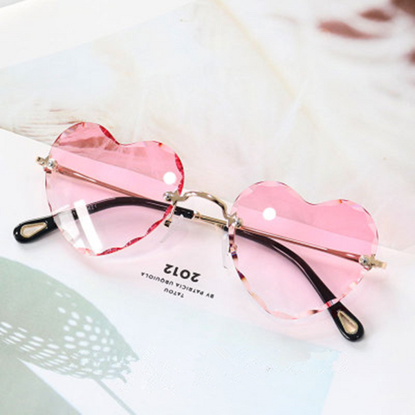8 Colors Gradient Heart Sun Glasses AD11512