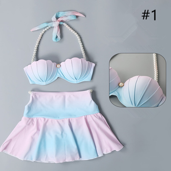 Sweet Gradient Shell Beachwear Bikini AD10029