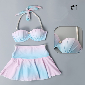 Sweet Gradient Shell Beachwear Bikini AD10029