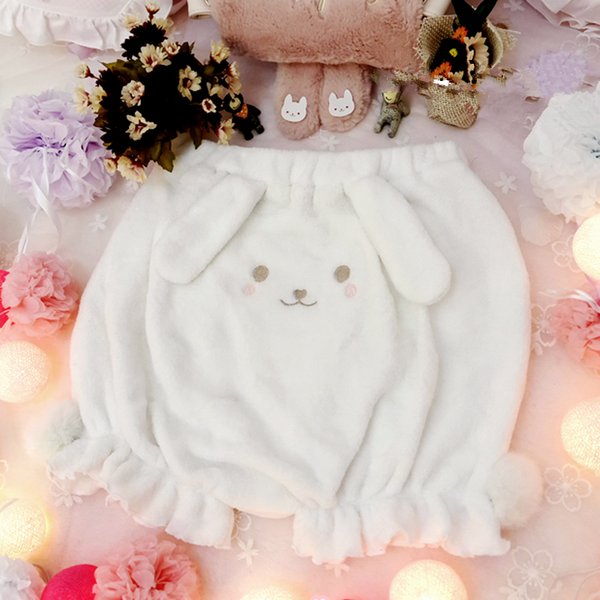 Bunny Plush Shorts AD11255