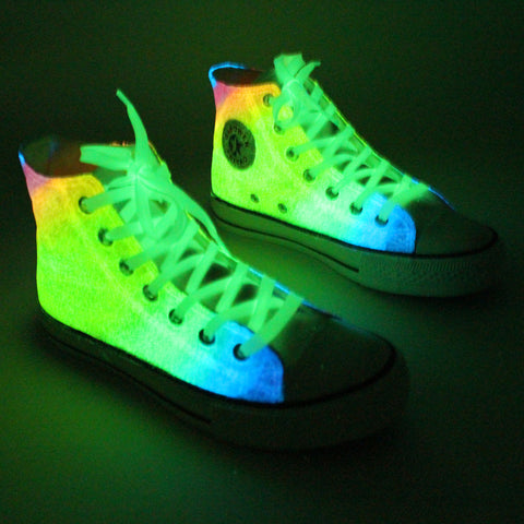 Rainbow Luminous Hand-painted Shoes AD11280