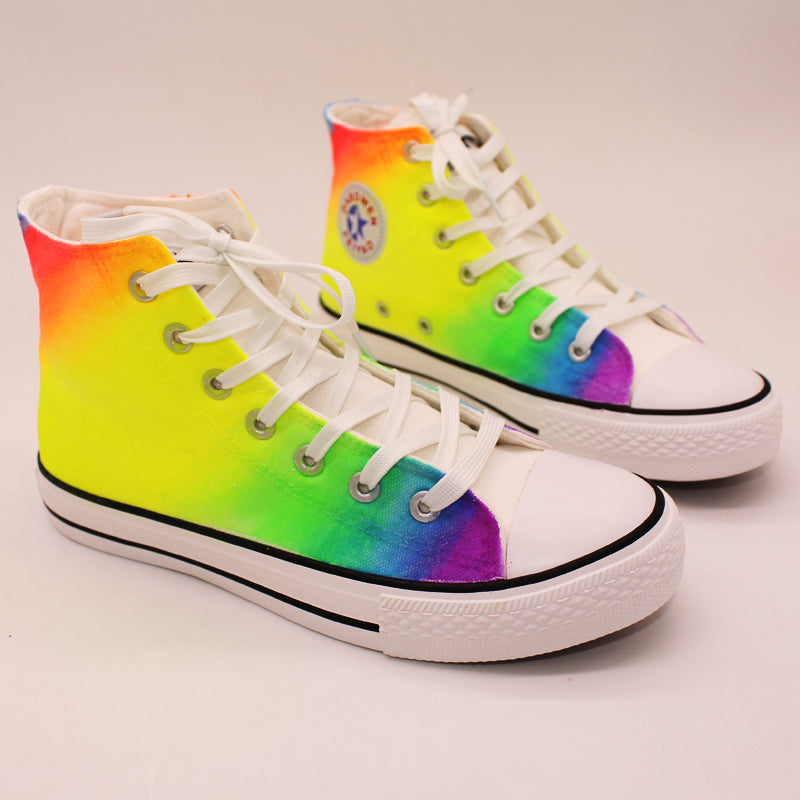 Rainbow Luminous Hand-painted Shoes AD11280