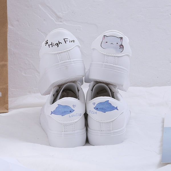 Cat & Dolphins Sneakers AD11607