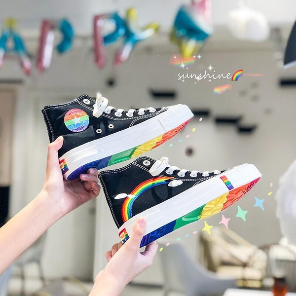 Rainbow Canvas Shoes AD11231