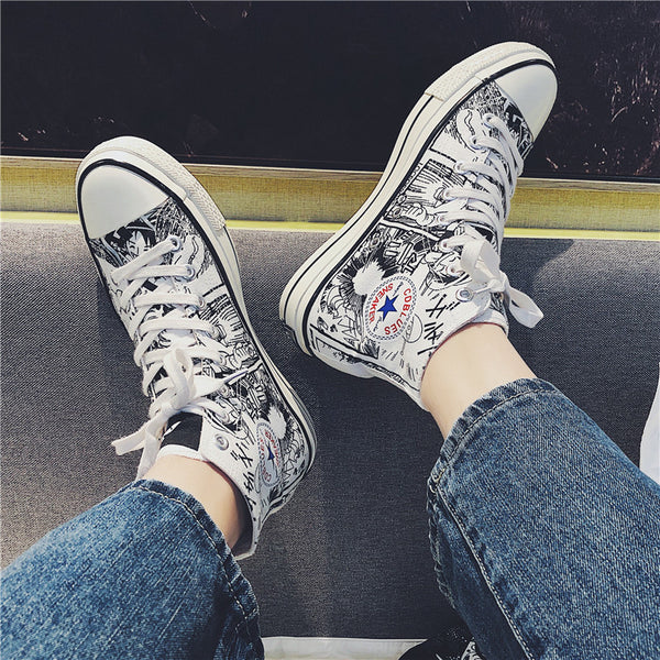 One Piece Canvas Shoes AD11034