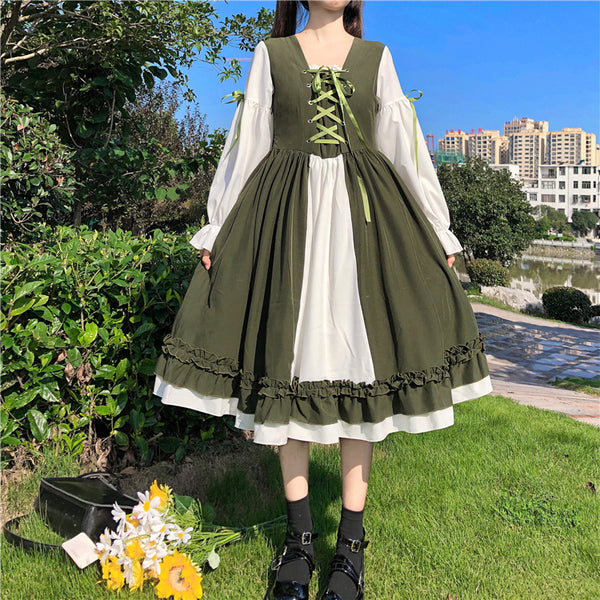 Japanese Lolita Navy Dress AD12680