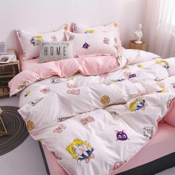 Sailor Moon Bed Sheet 4 Pieces AD11834