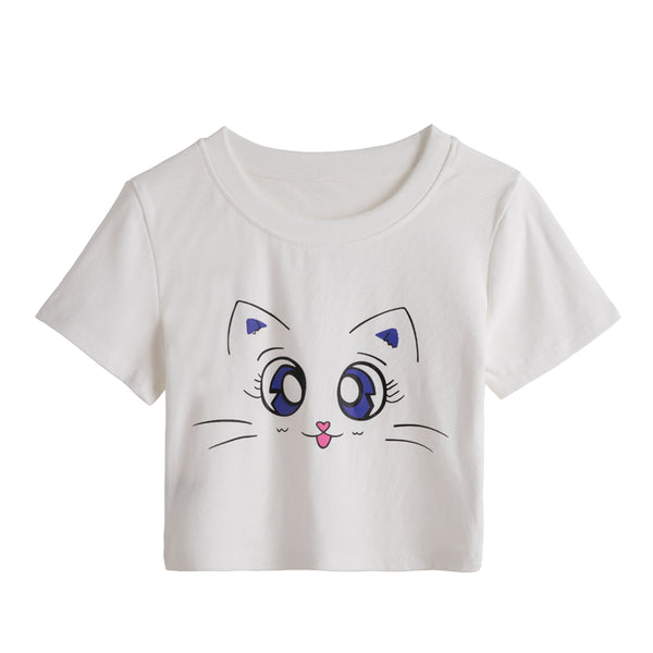 Sailor Moon Cute Crop Top T shirt AD210186
