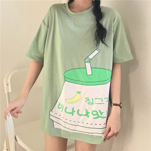 Pink / Green T-shirt AD11427