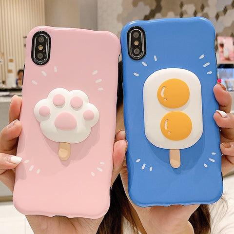 Cat's Paw Egg Yolk Iphone Case AD11052