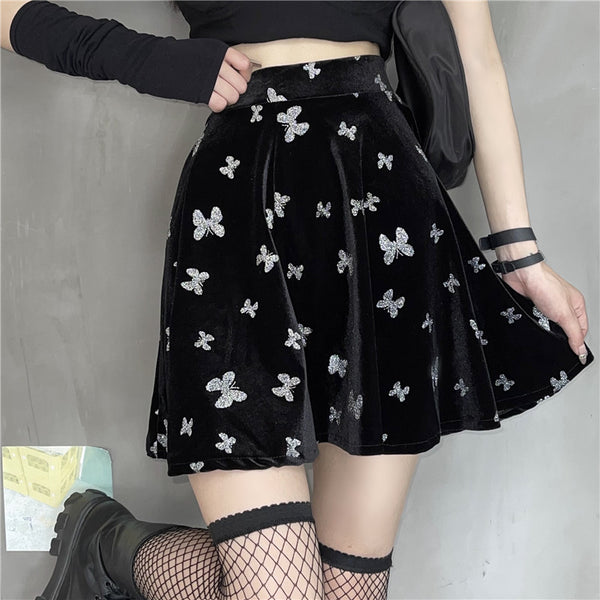 Gothic Butterfly Skirt AD210049