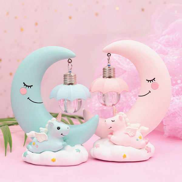 Pink/Blue Moon Table Lamp Gift AD10129