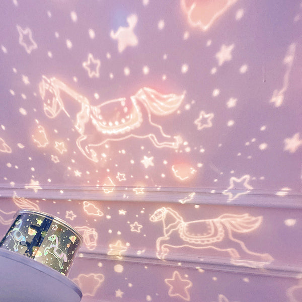 Romantic LED Rotating Music Projector Starry Night Light AD11508