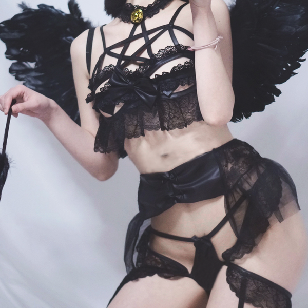 Lace Devil Underwear Set AD10246