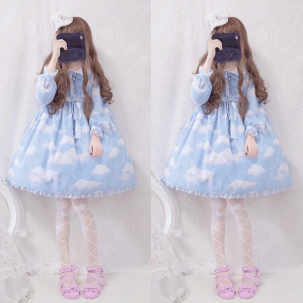 White Lolita Bowknot Pantyhose AD10393
