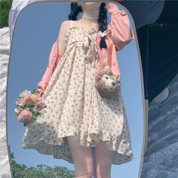 Cute Floral Slip Dress AD210209