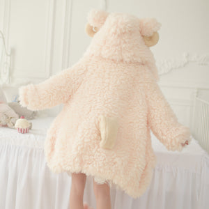 Sheep Plush Thick Hoodie Coat AD12771