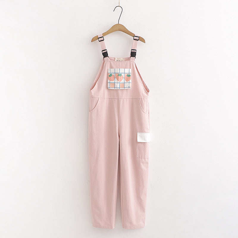 Strawberry Buckle Overalls AD11373