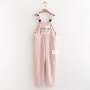 Strawberry Buckle Overalls AD11373