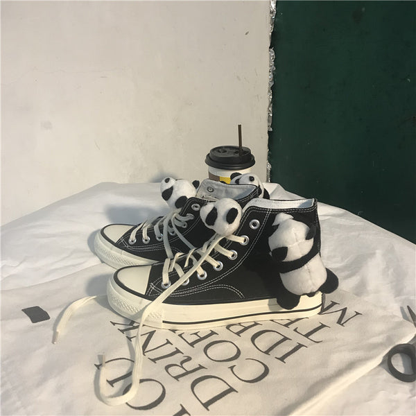 Cartoon Panda Canvas Shoes AD11028