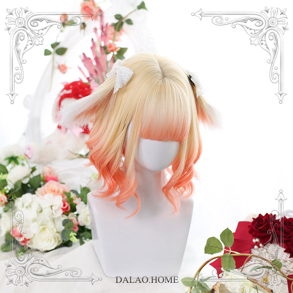 Orange Short Wig AD11390