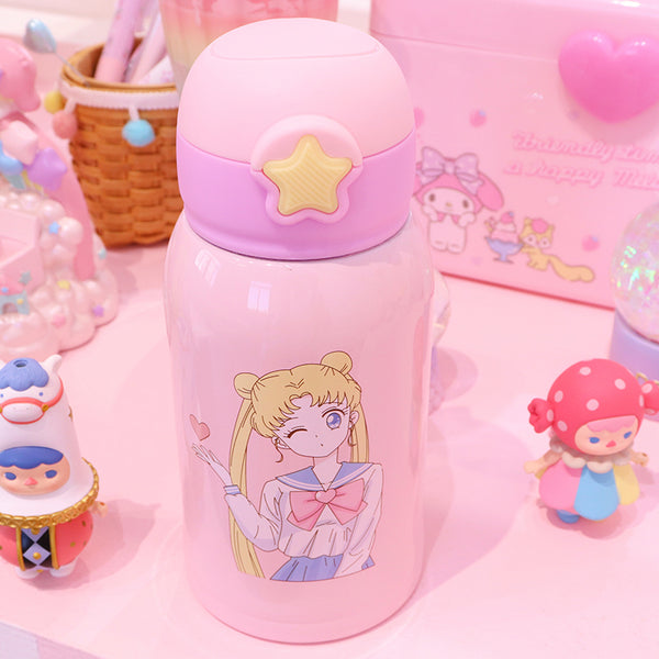 Japanese Sailor Moon Pink Vacuum Bottle AD10500