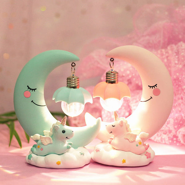 Pink/Blue Moon Table Lamp Gift AD10129