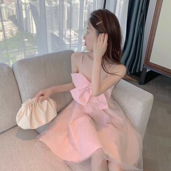 Pink Bowknot Dress AD12661