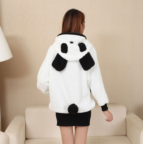 Panda Hoodie Zipper Coat AD10518