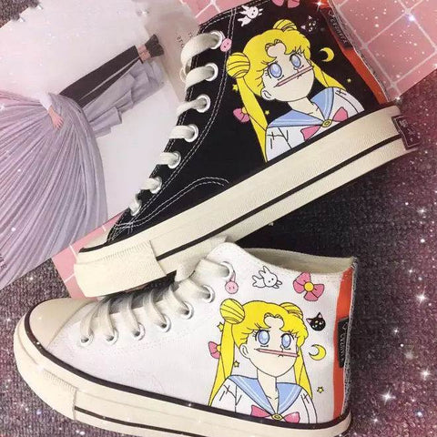 Sailor Moon Hand-painted Shoes AD11036