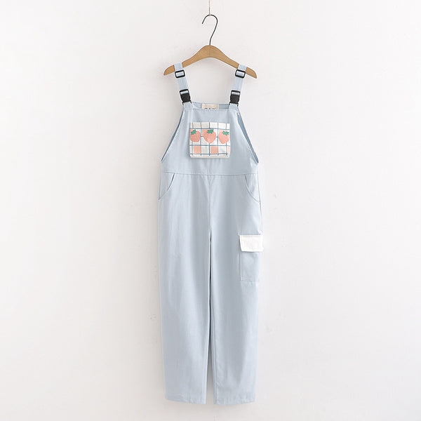 Strawberry Buckle Overalls AD11373