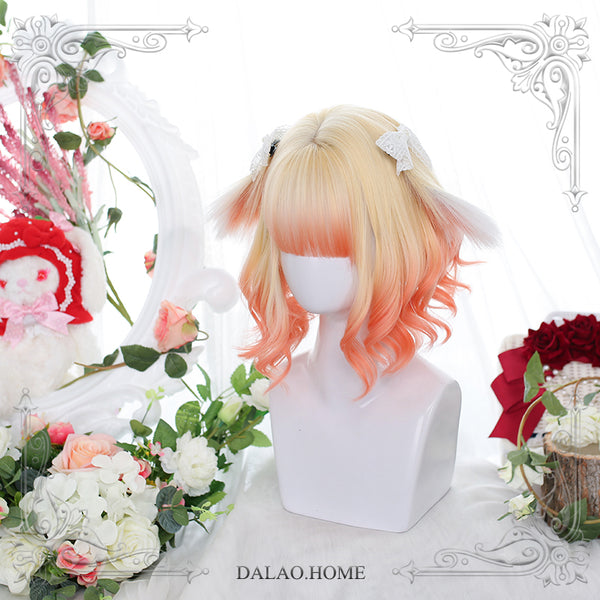Orange Short Wig AD11390