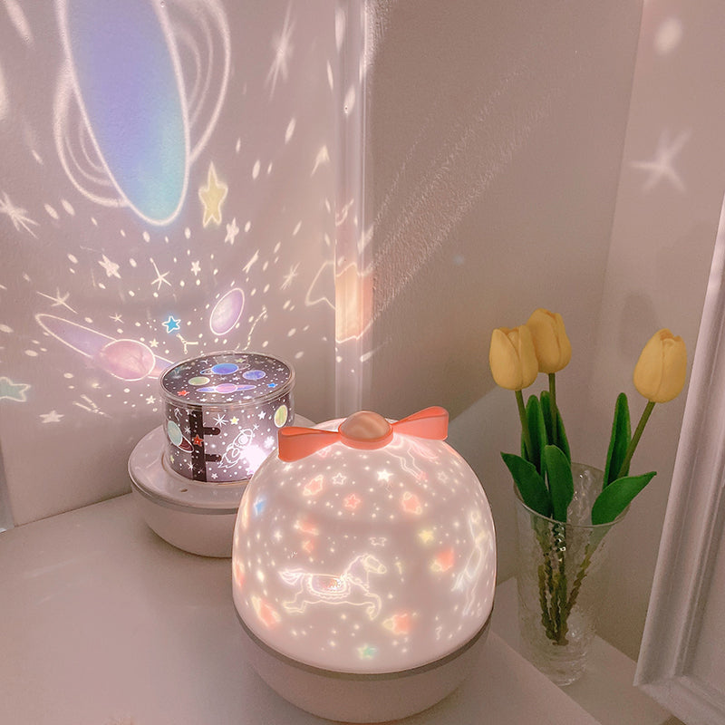 Romantic LED Rotating Music Projector Starry Night Light AD11508