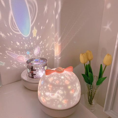 Romantic LED Rotating Music Projector Starry Night Light AD11508