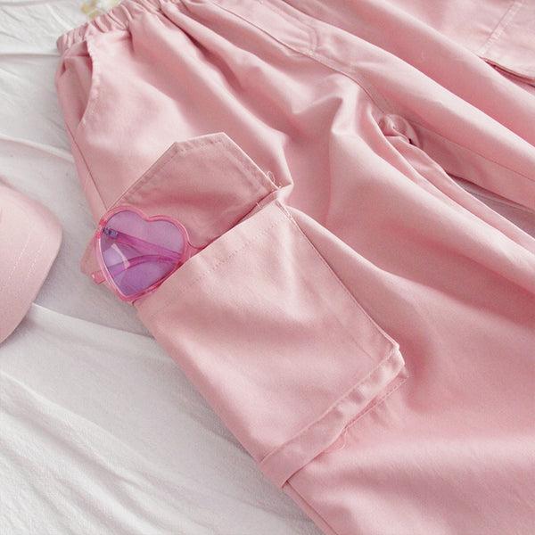 Harajuku Heart Loose Pants AD11610
