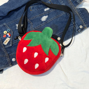 Strawberry Carrot Plush Bag AD10955