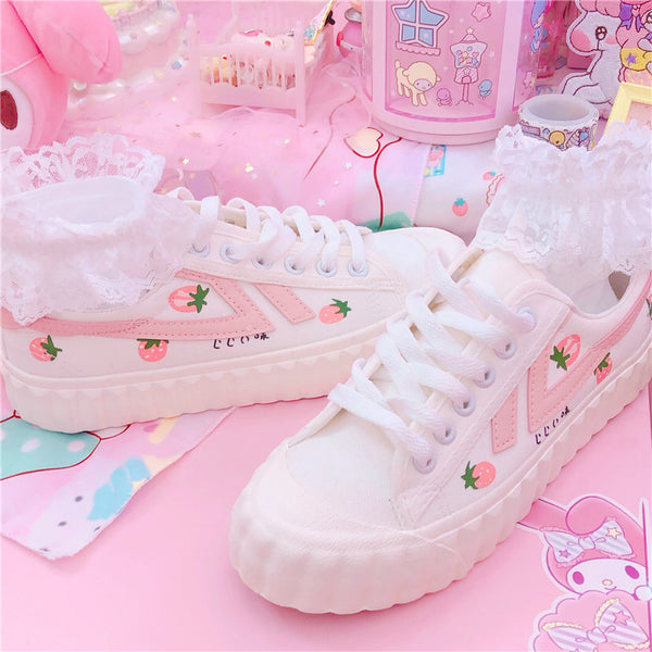 Japanese Sweet Strawberry Shoes AD10476