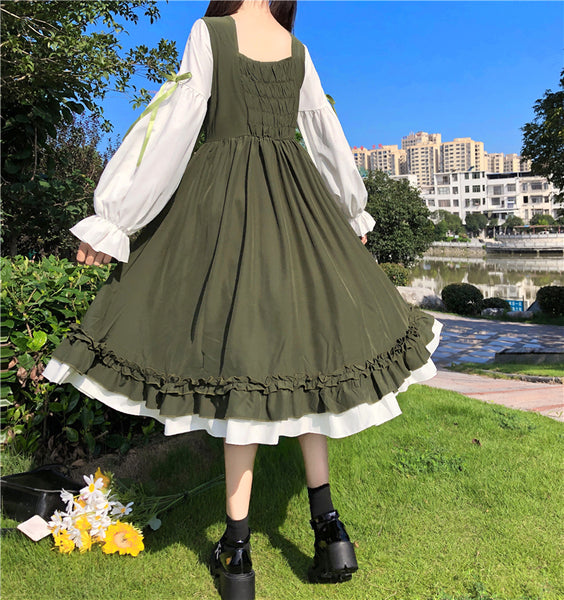 Japanese Lolita Navy Dress AD12680