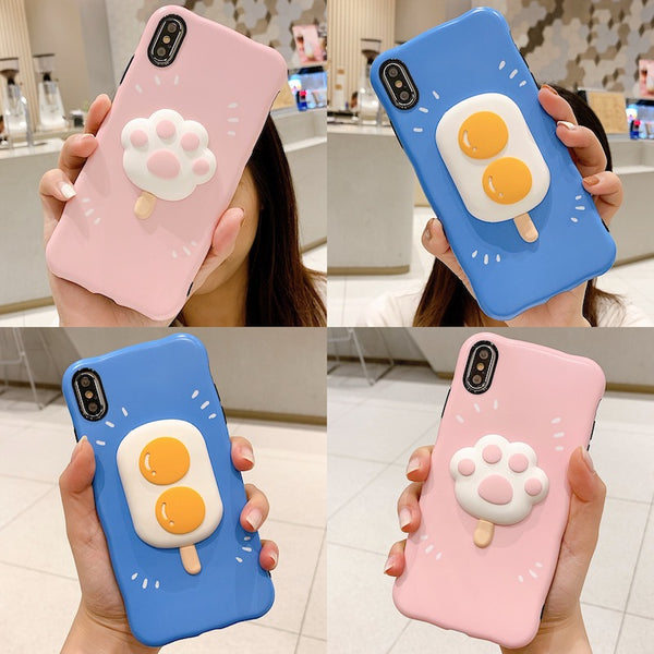 Cat's Paw Egg Yolk Iphone Case AD11052