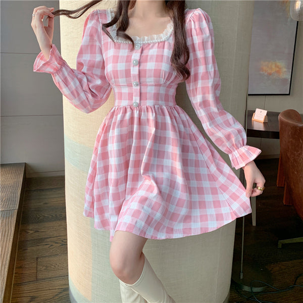 Sweet Grid Dress AD210181