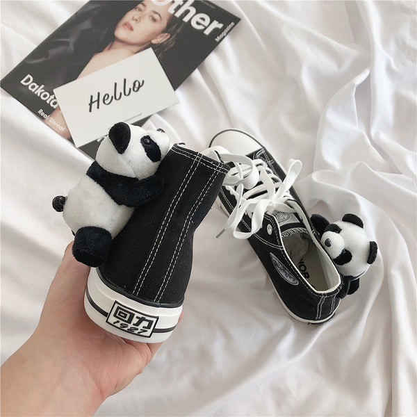 Cartoon Panda Canvas Shoes AD11028