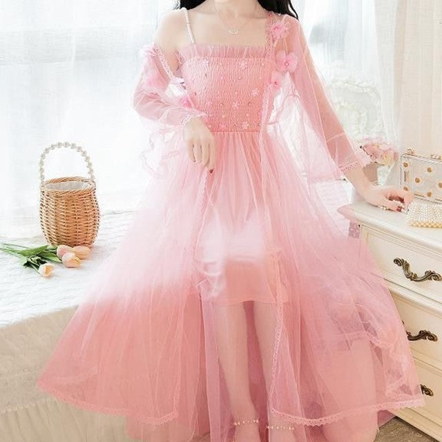 Sweet Lace Flowers Dress AD210202
