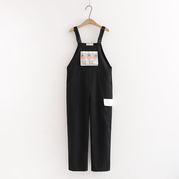 Strawberry Buckle Overalls AD11373