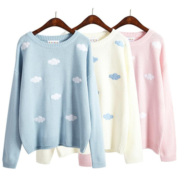 Sweet Clouds Sweater Knitting AD10236