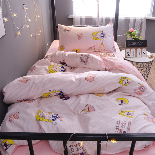 Sailor Moon Bed Sheet 4 Pieces AD11834
