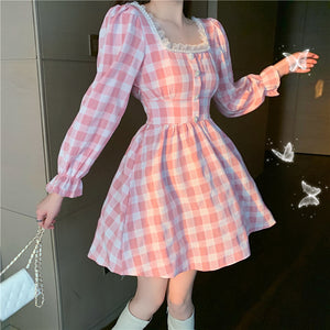 Sweet Grid Dress AD210181